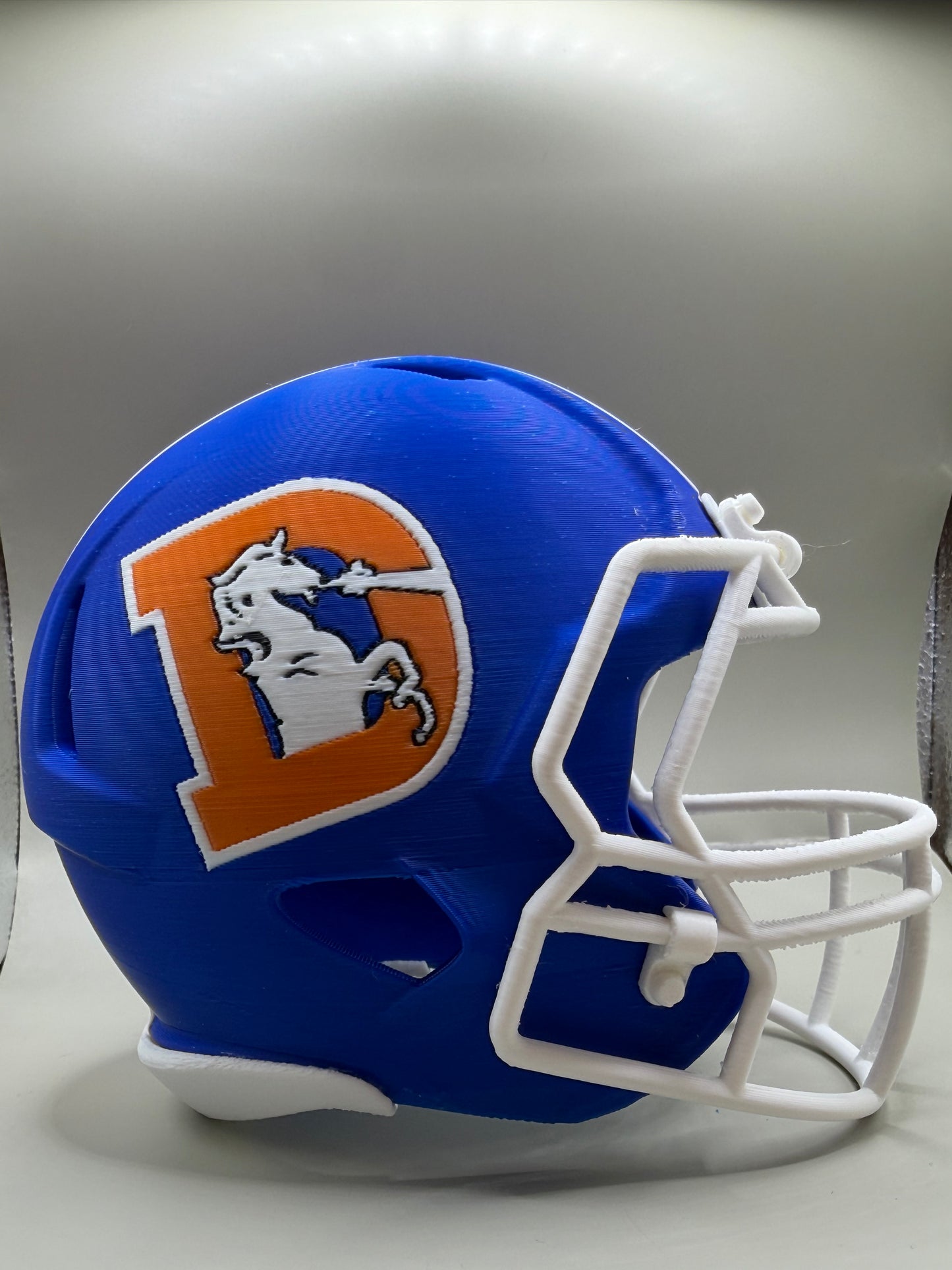 Broncos Helmet 3D printed